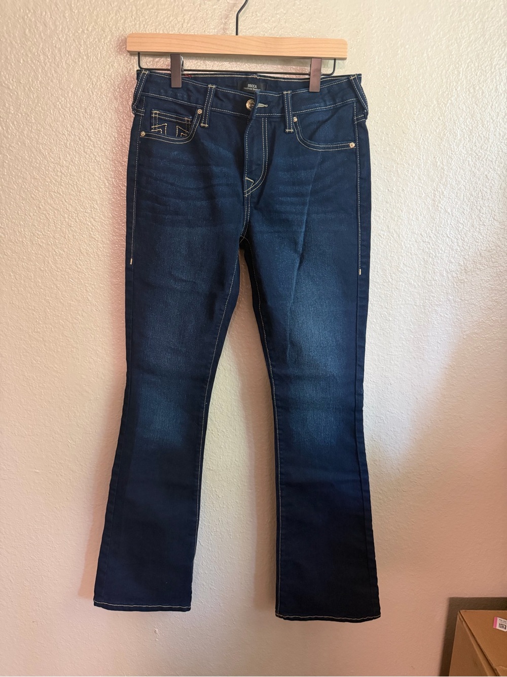 True Religion Dark Indigo Bootcut Jeans
